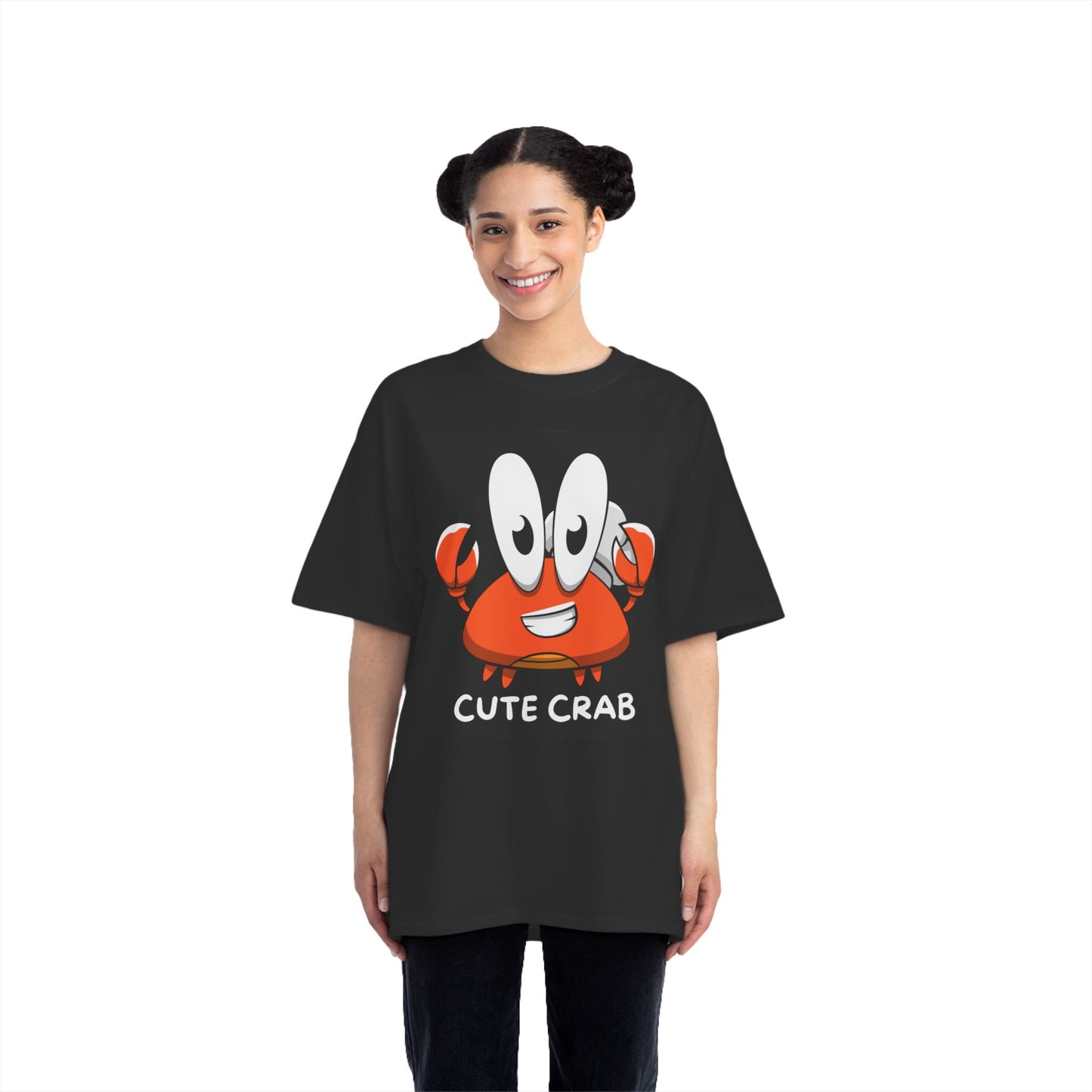 Cute Crab Short-Sleeve T-Shirt | Fun Summer Tee | Beach Day Apparel, Gift for Crab Lovers, Cute Kids Shirt